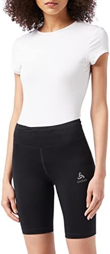 Odlo Collant de Course Femme Essentiel Tight Shorts Noir Running
